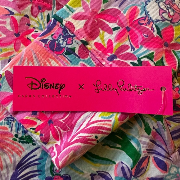 Disney Parks Lilly Pulitzer Jacket XXS Zip Pullover Minnie Mouse & Daisy… - Picture 7 of 10